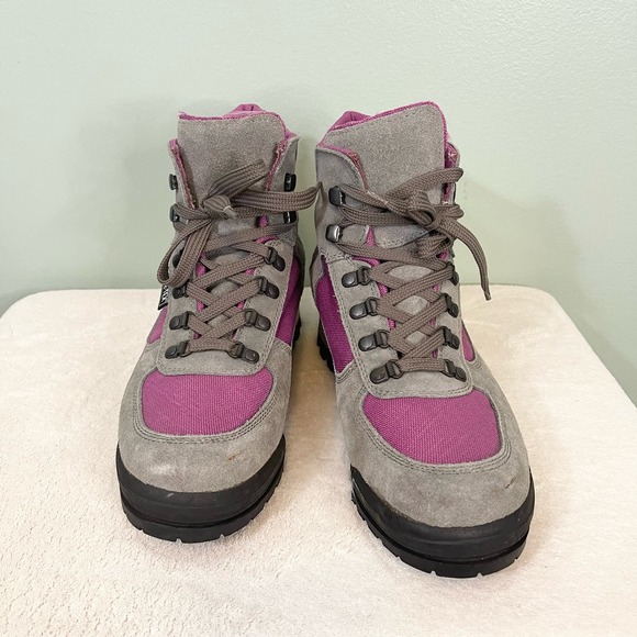 Scarpa Women's Gray Purple Gore Tex Lace Up Hiking Boots Size 40 - Picture 2 of 13